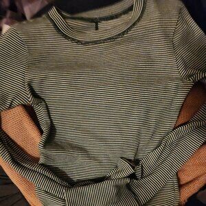 AE Long-Sleeve Striped Tee